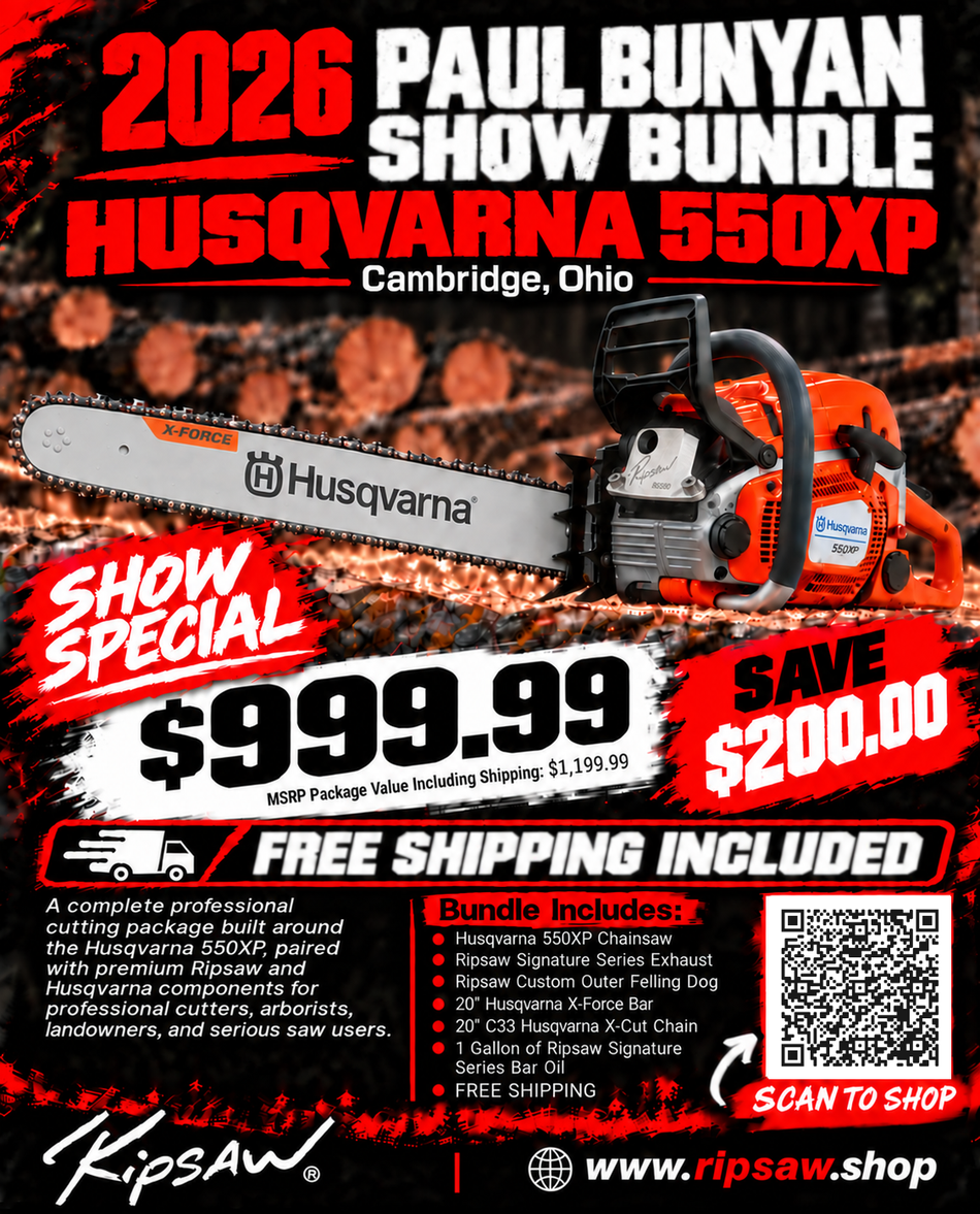2026 Paul Bunyan Show Bundle – Husqvarna 550XP