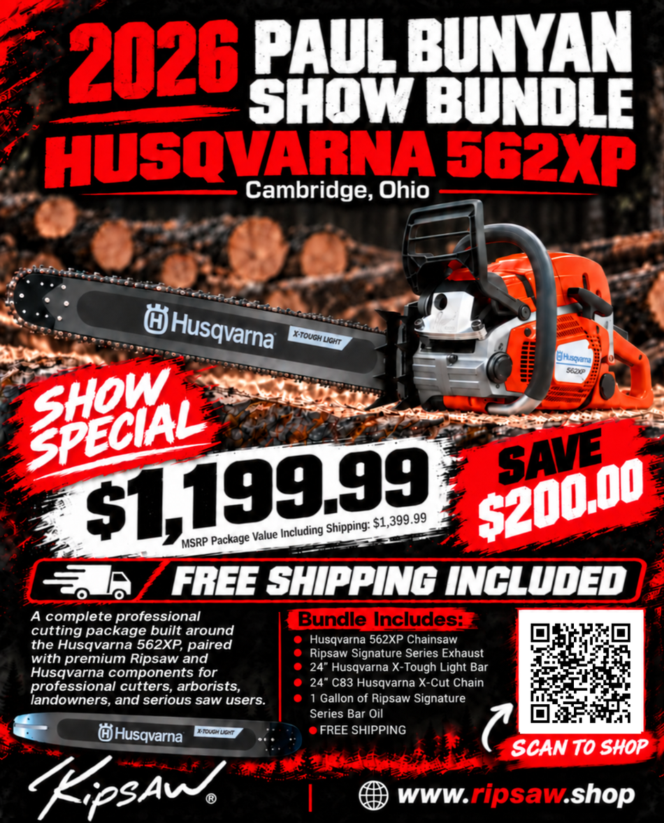 2026 Paul Bunyan Show Bundle – Husqvarna 562XP