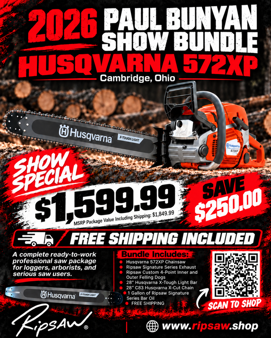 2026 Paul Bunyan Show Bundle – Husqvarna 572XP