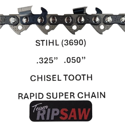 Stihl  Rapid - Super 23RS AKA 3690 Chisel Chain (.325 .050)  Select a Size 2-Pack