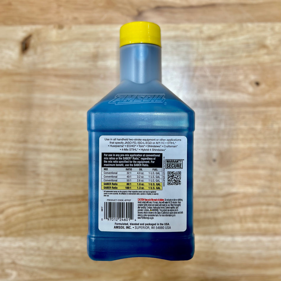 AMSOIL SABER® PROFESSIONAL 100% SYNTHETIC 2-STROKE OIL