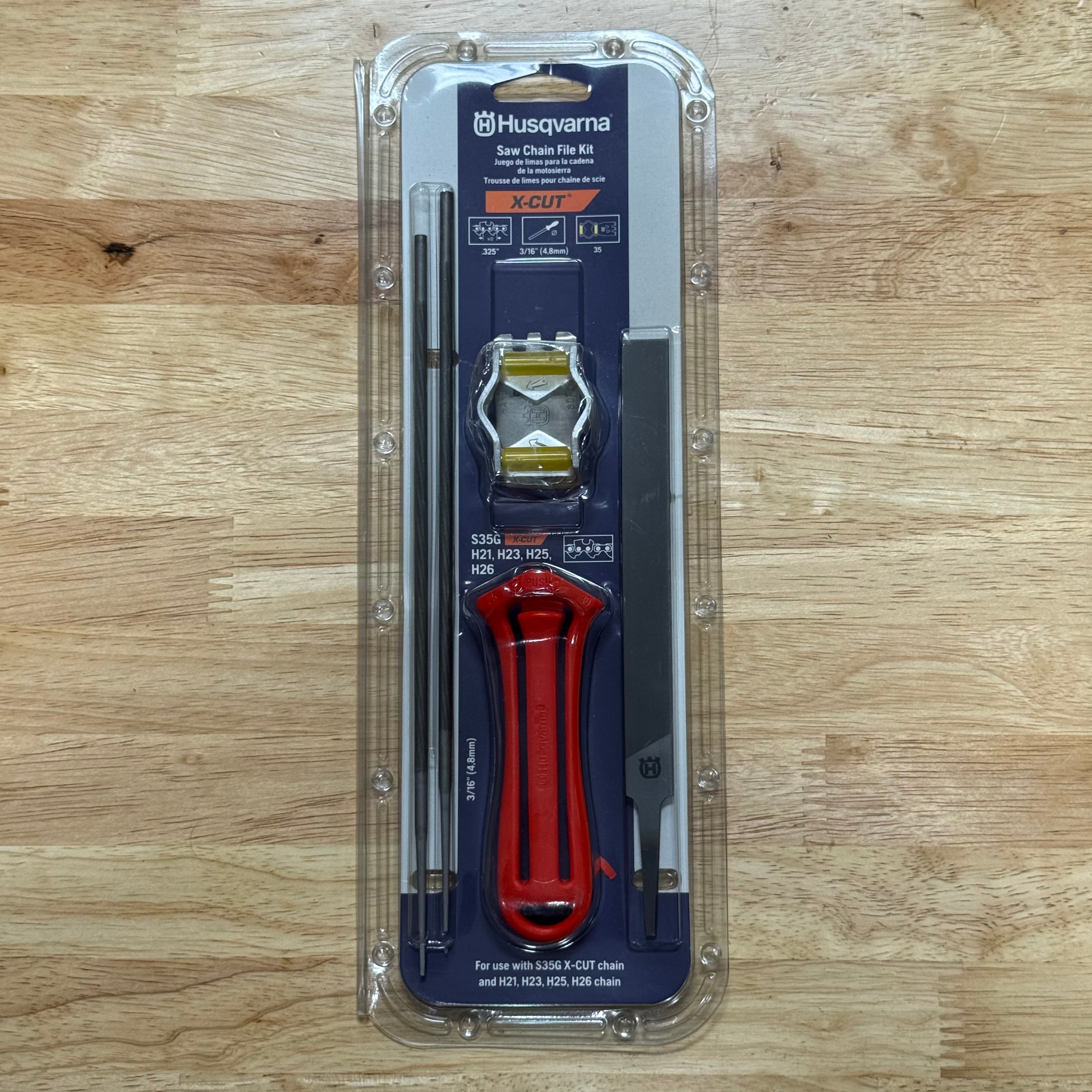 Husqvarna Chainsaw Sharpening File Kit - Thumbnail 3
