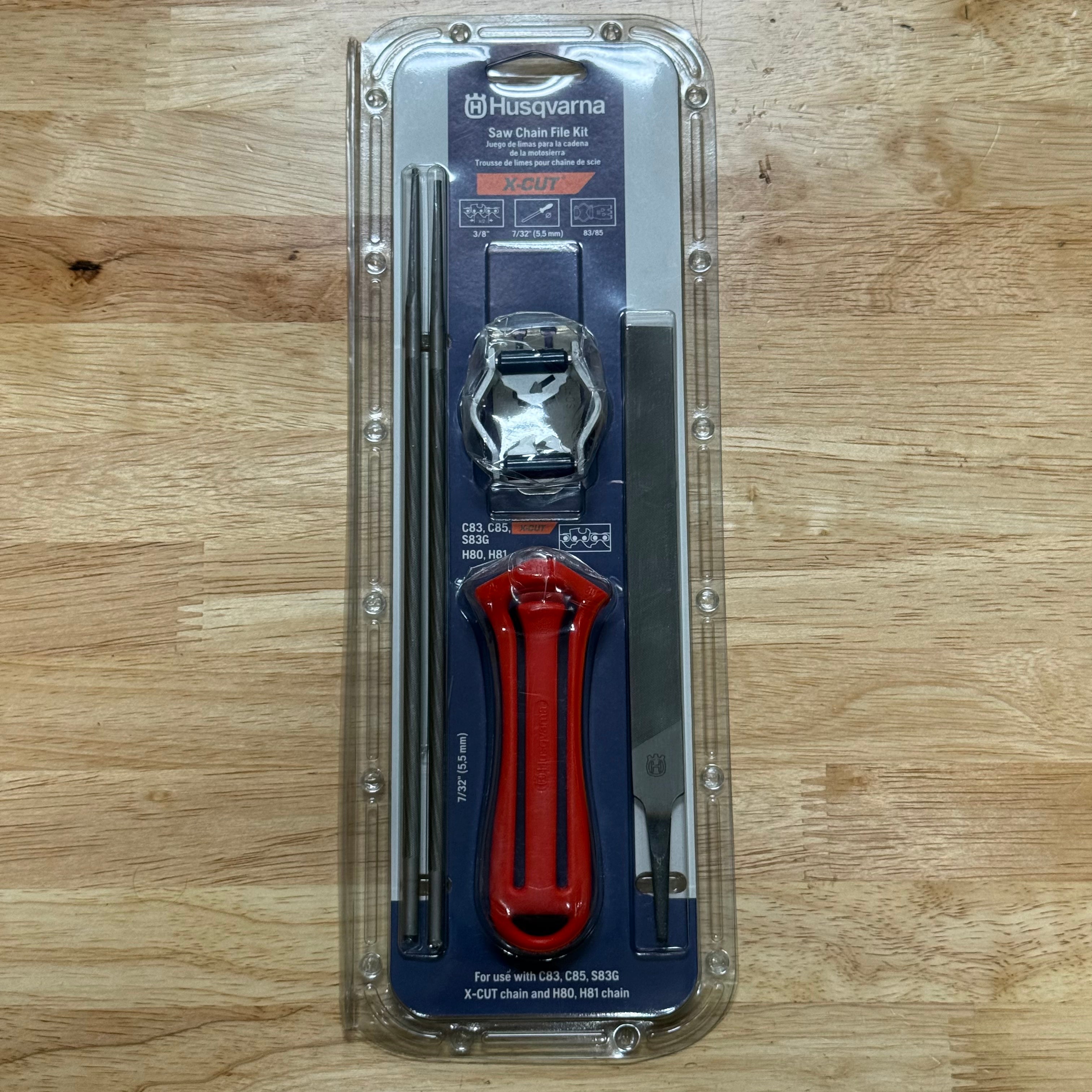 Husqvarna Chainsaw Sharpening File Kit - Thumbnail 2