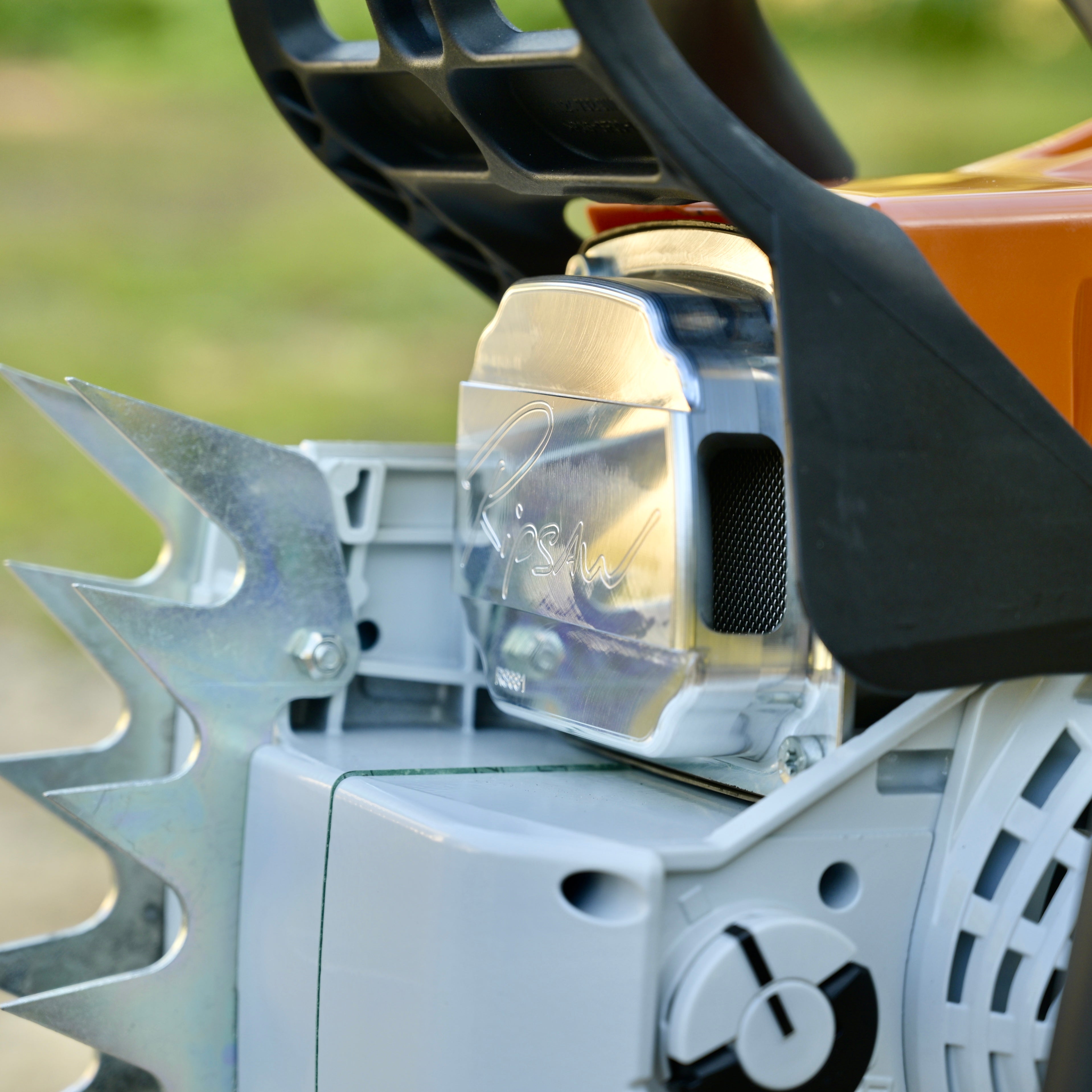 A Ripsaw Signature Series Exhaust on a Stihl 881