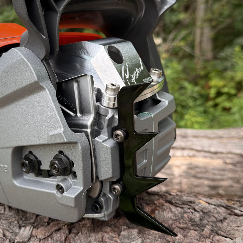 A Ripsaw RS 550 Signature Series Exhaust installed on a Husqvarna 550XPG