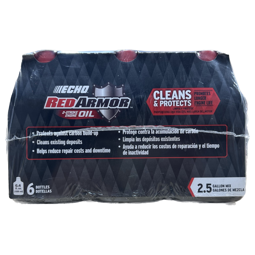TXR-OPTION ARM2 ガンメタリック ECHO RED ARMOR 2 GALLON MIX TWO STROKE OIL 6 PACK 5.2OZ